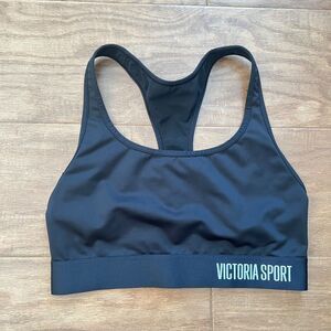 Victoria Sport Victoria's Secret Sports Bra Size S Black The Player Racerback